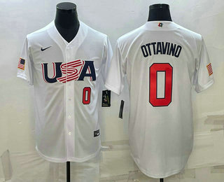 Mens USA Baseball #0 Adam Ottavino Number 2023 White World Baseball Classic Stitched Jersey,We sell and wholesale Mens USA Baseball #0 Adam Ottavino Number 2023 White World Baseball Classic Stitched Jersey on line form chian!